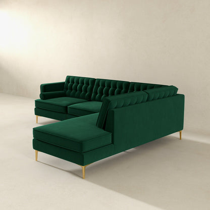 Brooke - Velvet Sectional Sofa