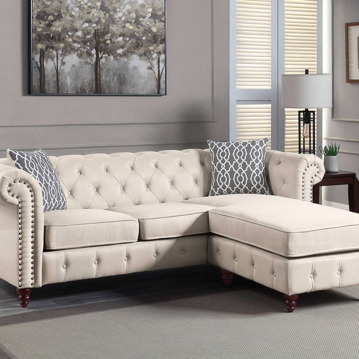 Waldina - Reversible Sectional Sofa