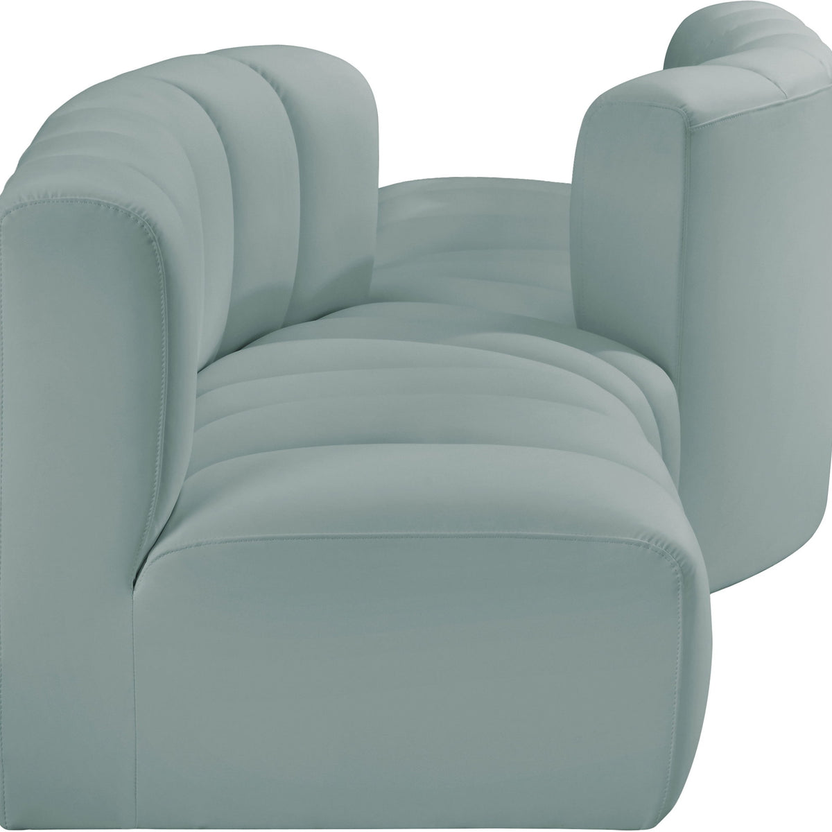 Arc - Faux Leather 4 Piece Sofa