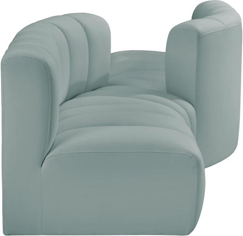 Arc - Faux Leather 4 Piece Sofa