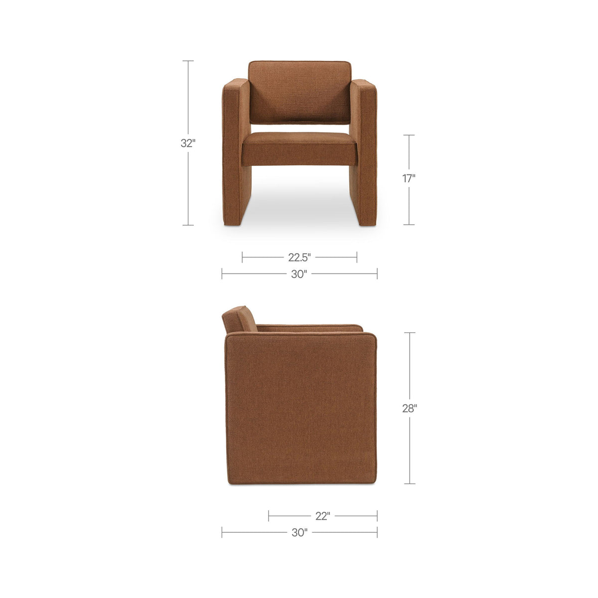 Harris - Accent Chair - Burgundy