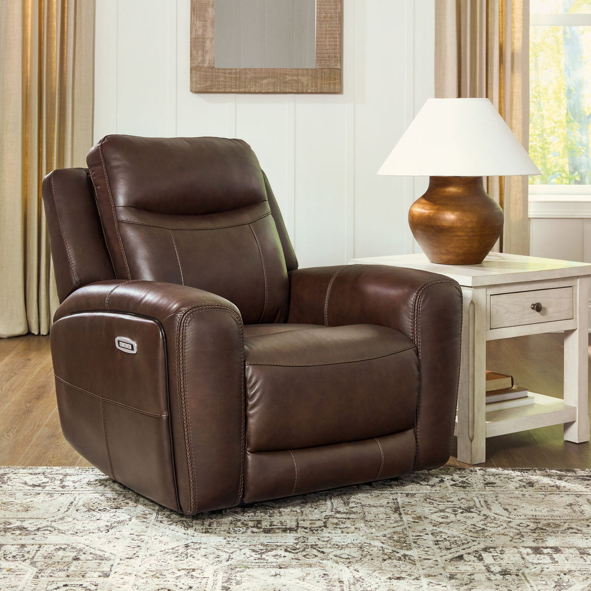 Gravier - Power Recliner With Adjustable Headrest - Cordova