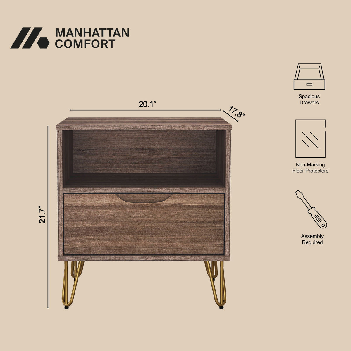 Manhattan Avira - Nightstand