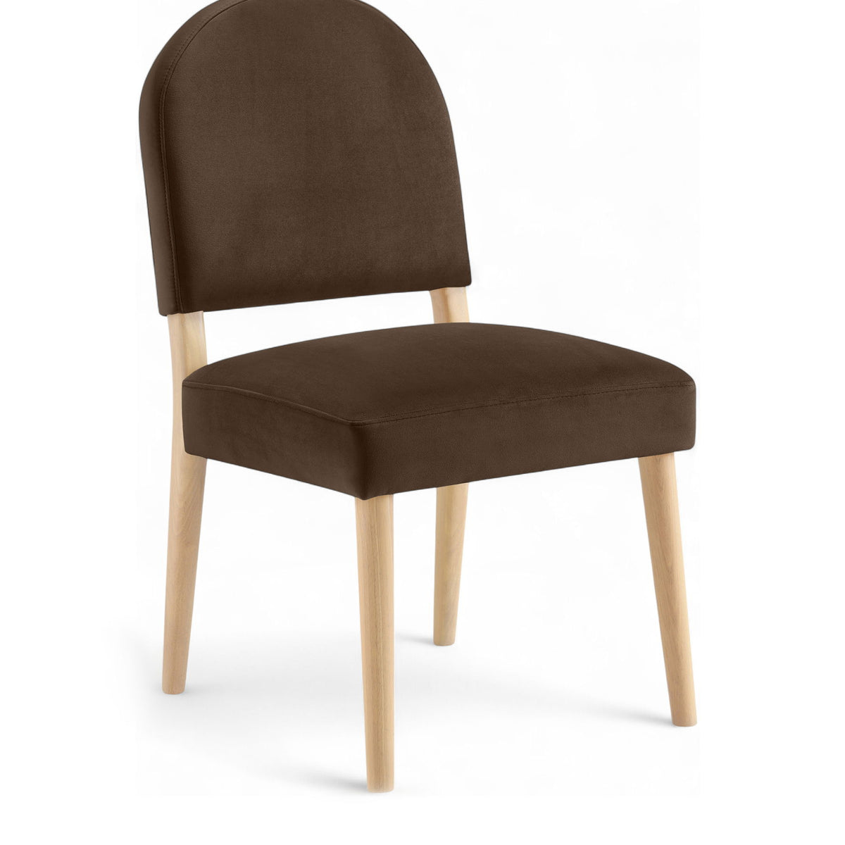 Varinelle - Velvet Dining Chair (Set of 2) - Natural Frame