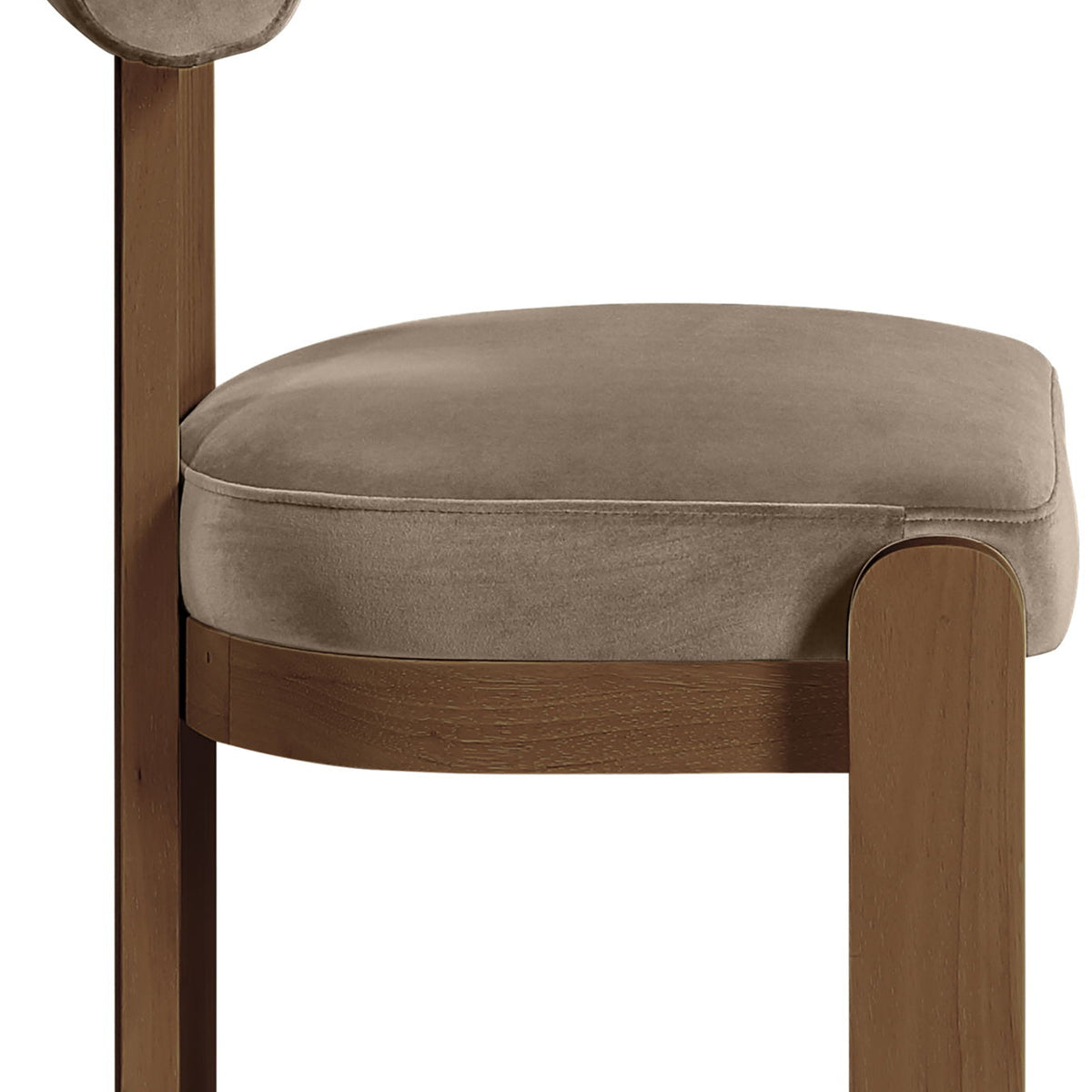 Arienzo - Performance Fabric Upholstered Dining Chair (Set of 2) - Walnut Base