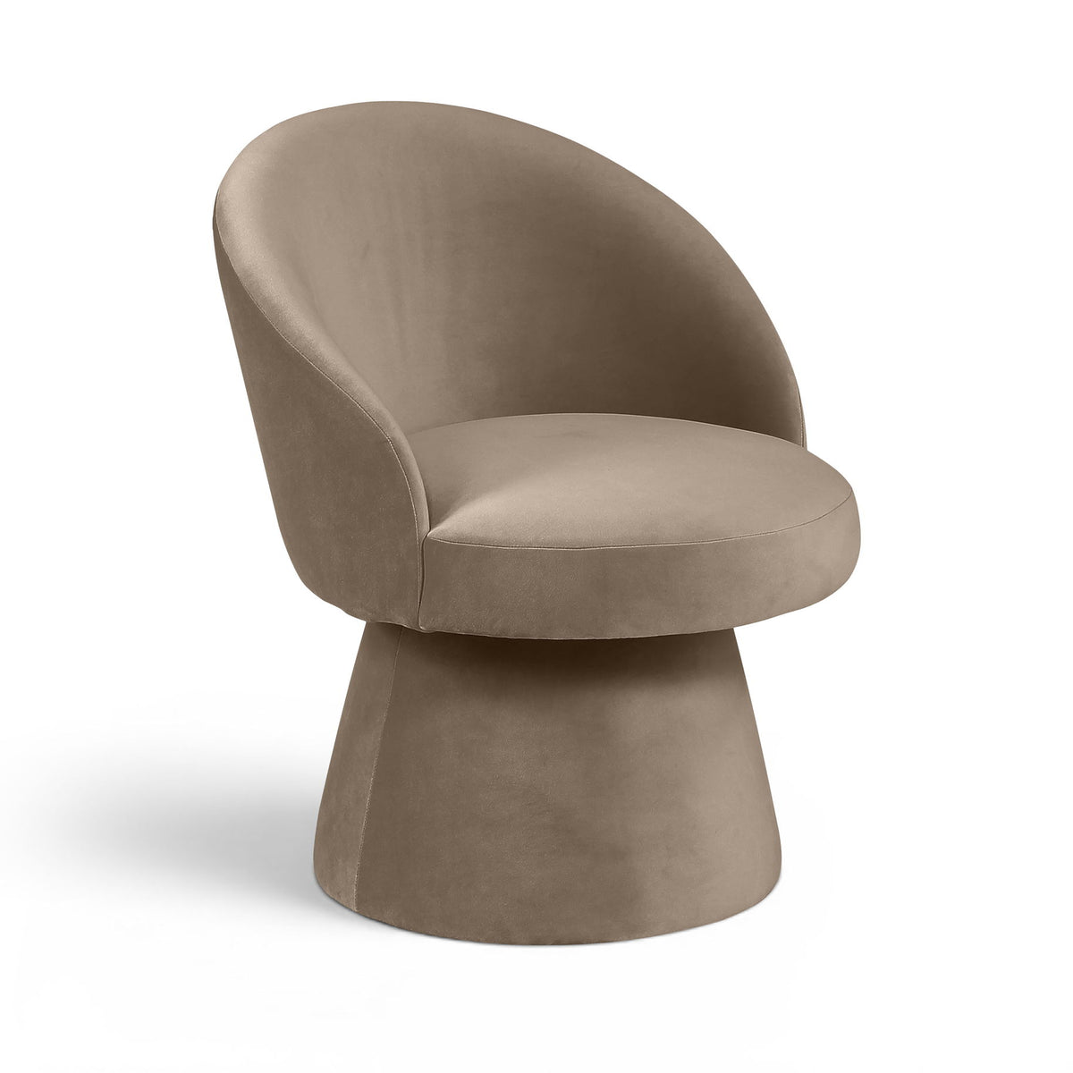 Selene - Upholstered Swivel Dining Chair