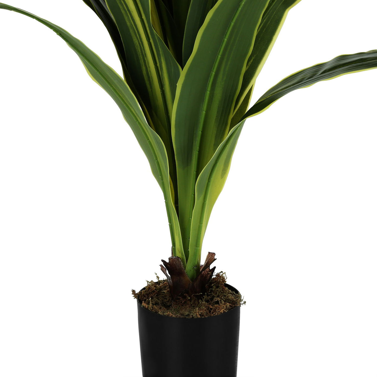 47" Tall, Artificial Plant, Dracaena Tree, Indoor, Faux, Fake, Floor, Greenery, Potted, Real Touch, Decorative - Green / Black
