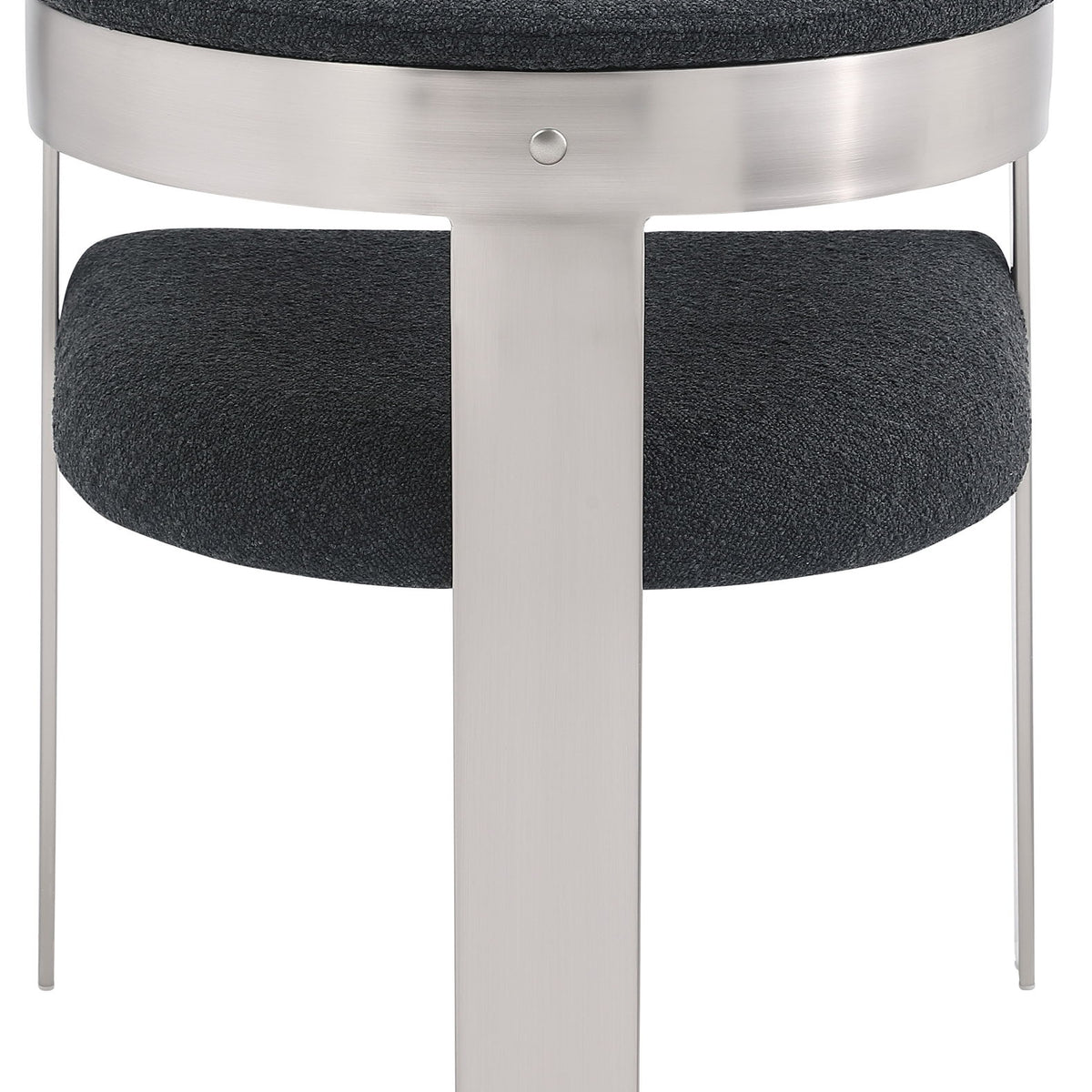 Romeo - Boucle Dining Chair With Silver Base (Set of 2)