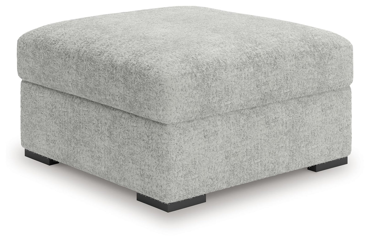 Cuddle Plush - Oversized Accent Ottoman - Arctic