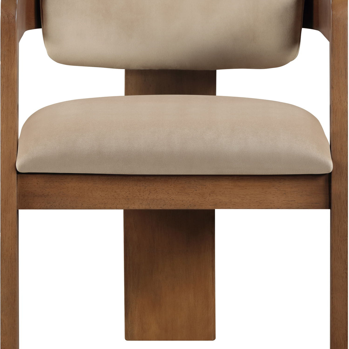 Sacha - Velvet Dining Chair With Brown Base (Set of 2)