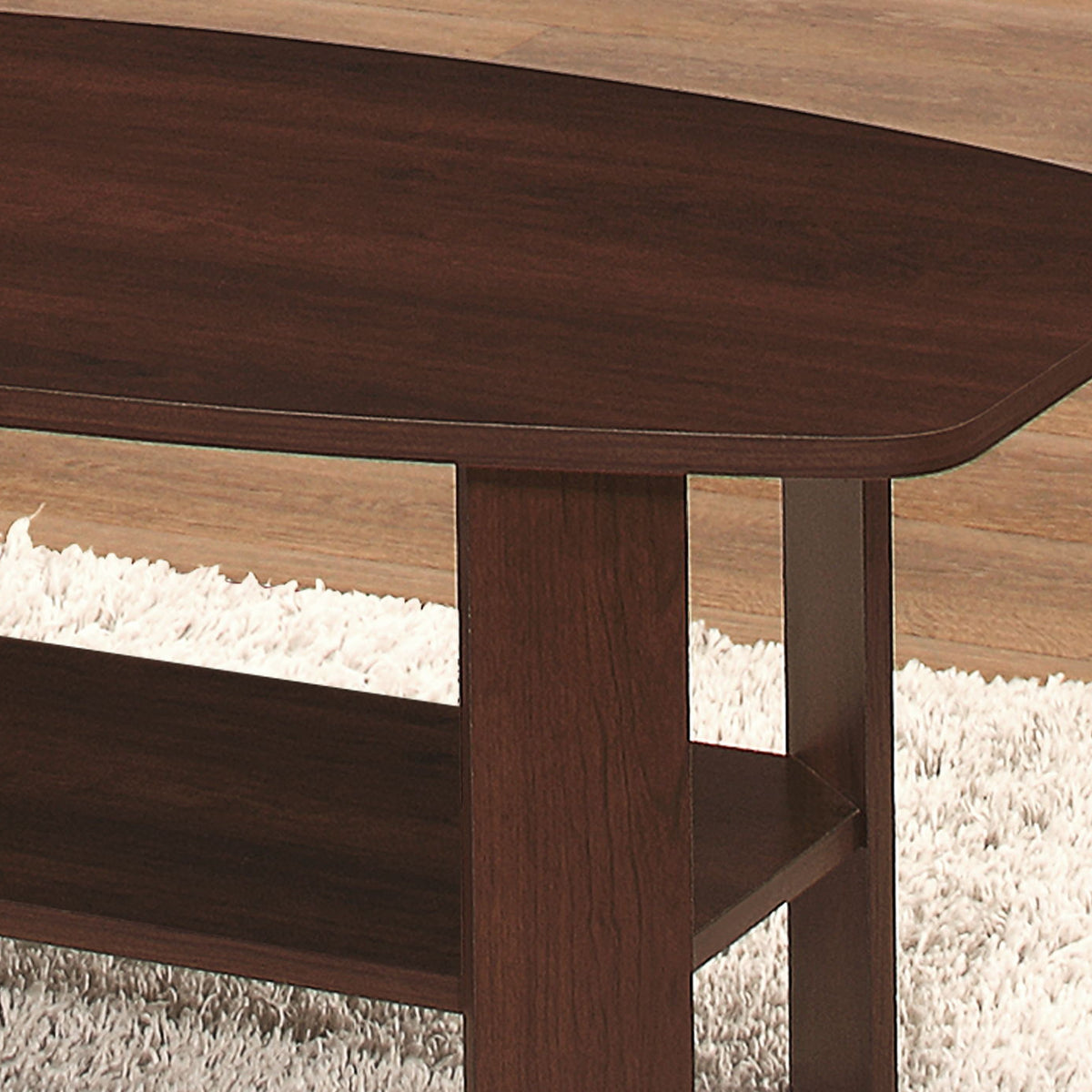 Table Set: Coffee, End, Side, Accent, Living Room, Transitional (Set of 3) - Cherry