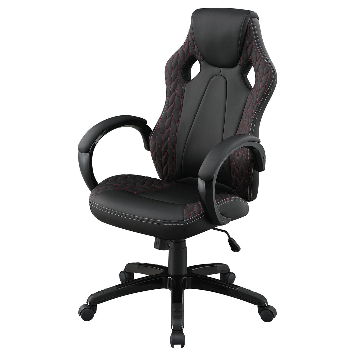 Norset - Upholstered Adjustable Home Office Desk Chair - Black