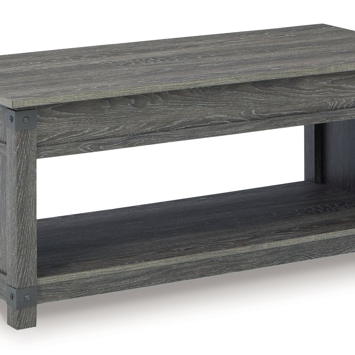 Freedan - 3 Pc. - Coffee Table, 2 End Tables - Grayish Brown