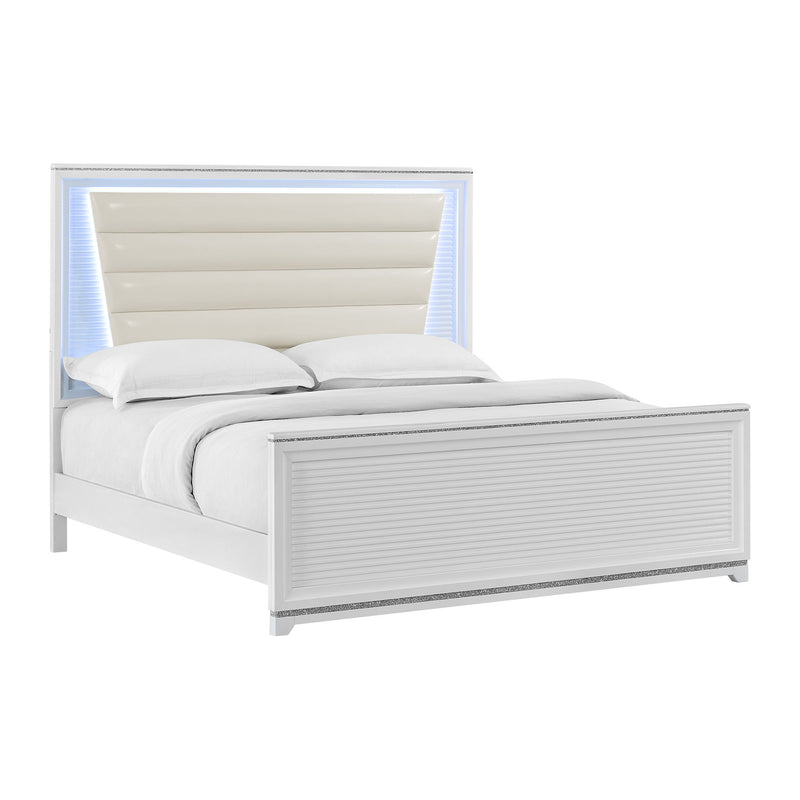 Denmark - Upholstered Bed With LED