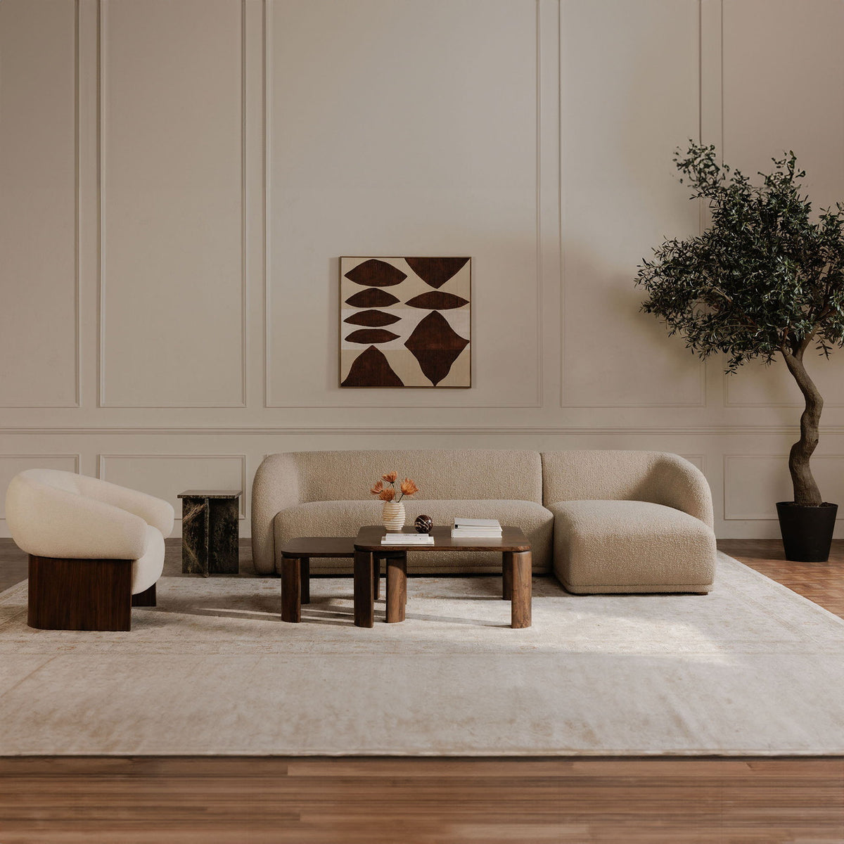 Faye - Left Sectional - Beige