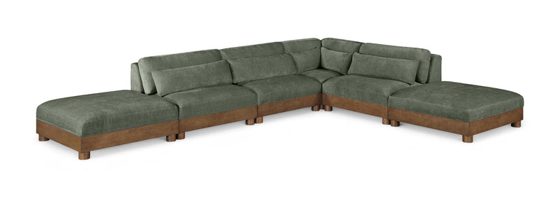 Turin - Fabric Upholstered 6 Piece Modular Sectional