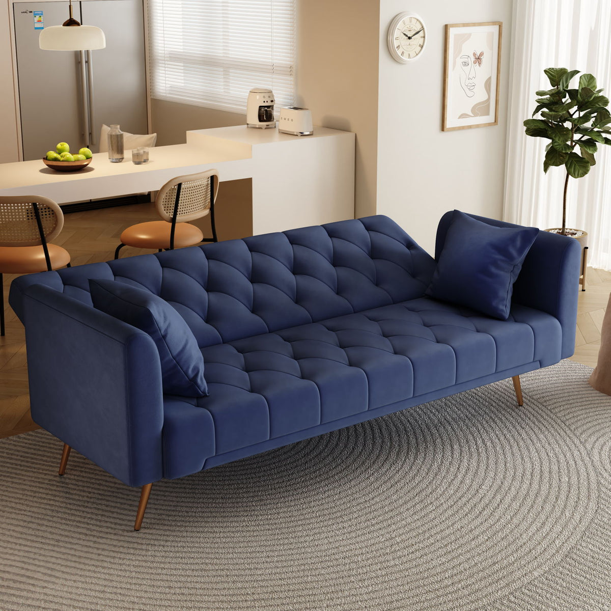 Convertible Double Folding Living Room Sofa Bed