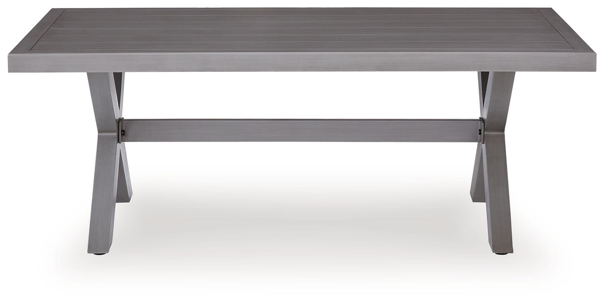 Half Moon Beach - Rectangular Cocktail Table - Gray