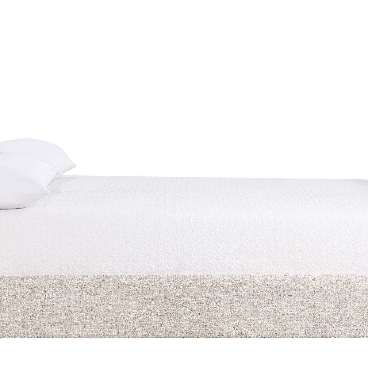 Fira - Linen Textured Fabric Upholstered Bed