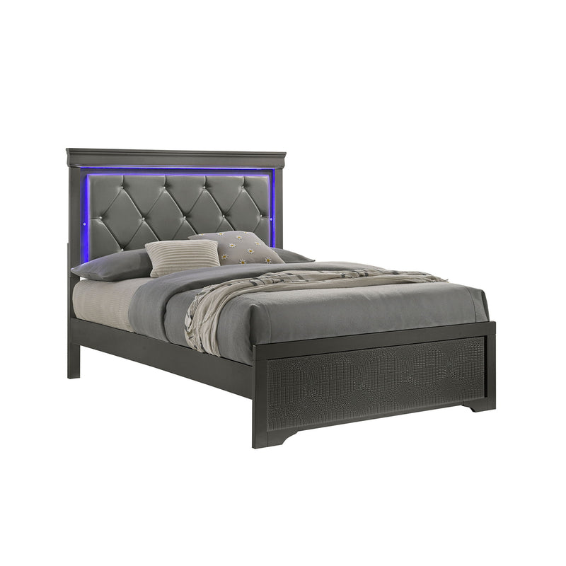 Blaze - Modern Bed With LED Headboard