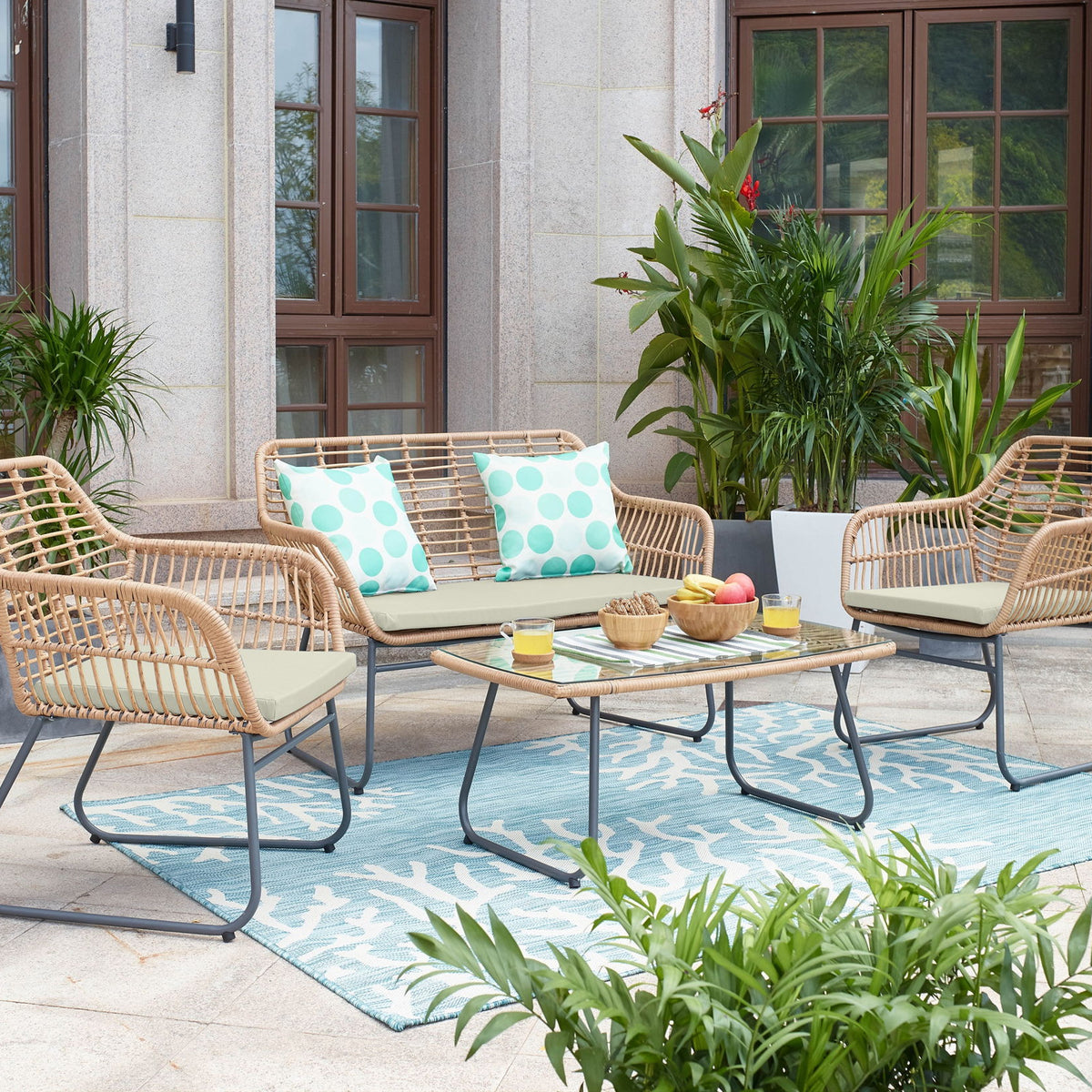 Manhattan Antibes - 4-Piece Conversation Set
