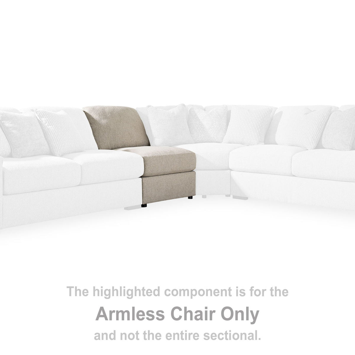 Ballyton - Armless Chair - Sand