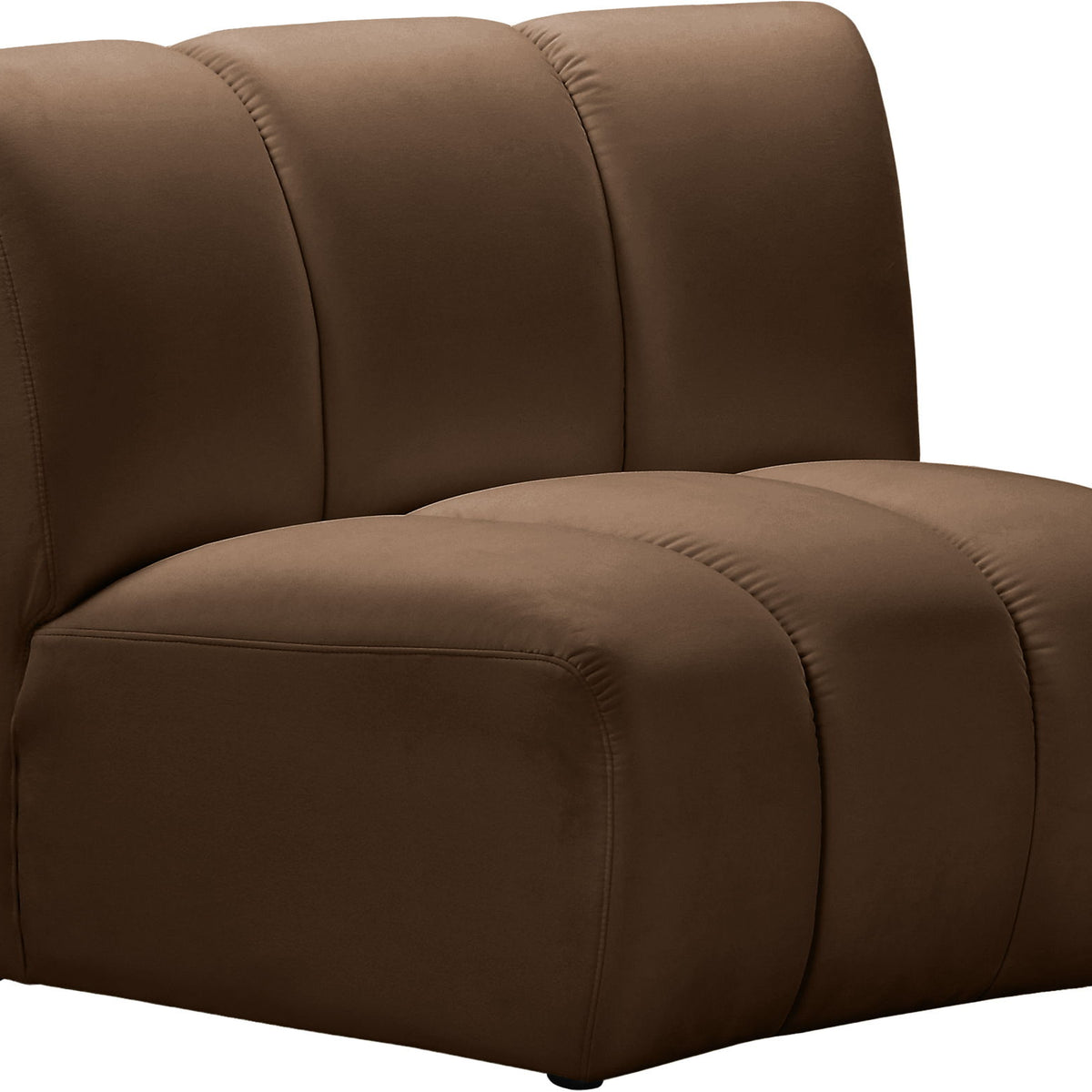 Infinity - Fabric Modular Chair - Brown