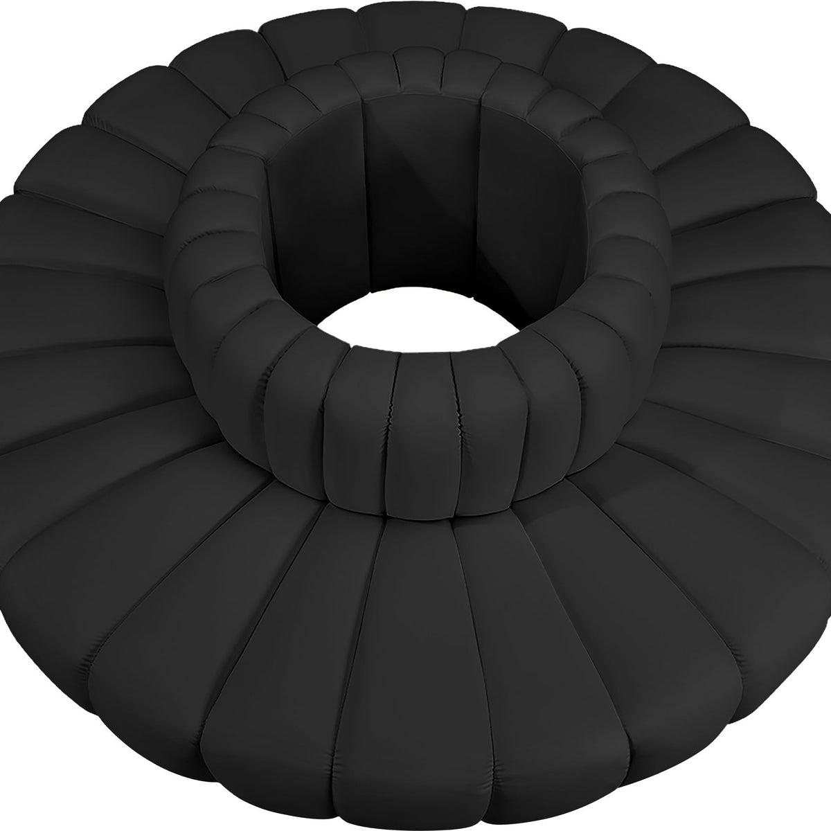 Arc - Faux Leather 8 Piece Round Modular Sofa