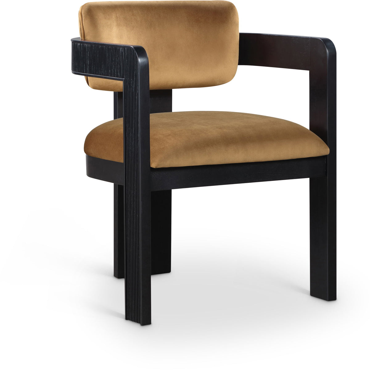 Sacha - Velvet Dining Chair With Black Base (Set of 2)
