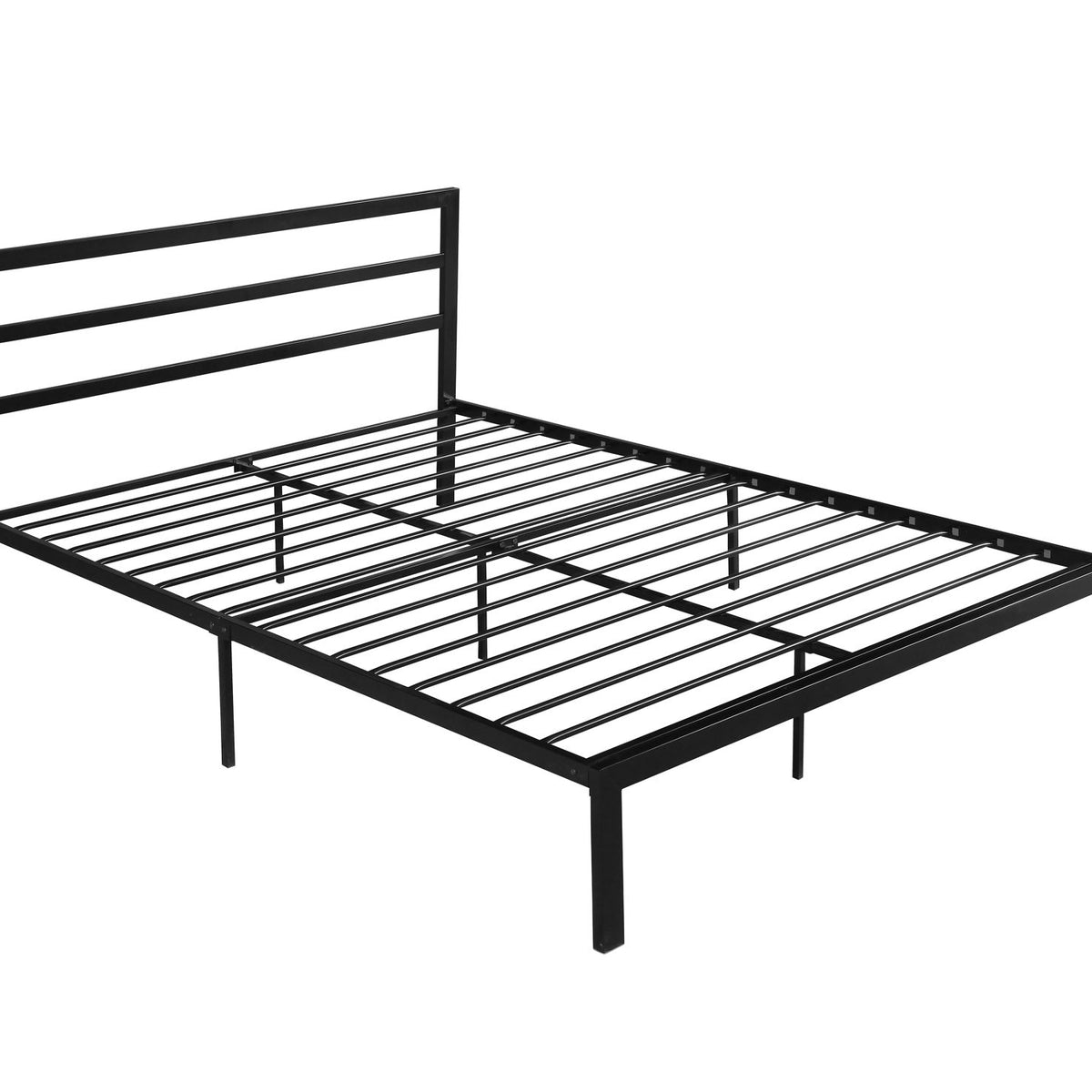 Metal Bed Frame With Headboard