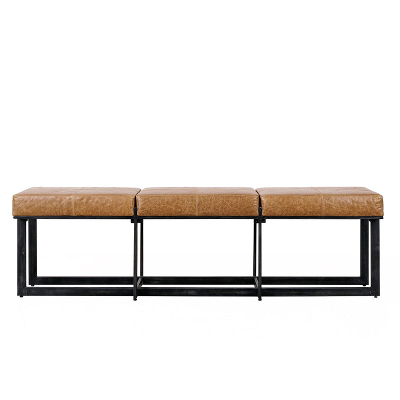 Calvin - Narrow Bench - Chestnut