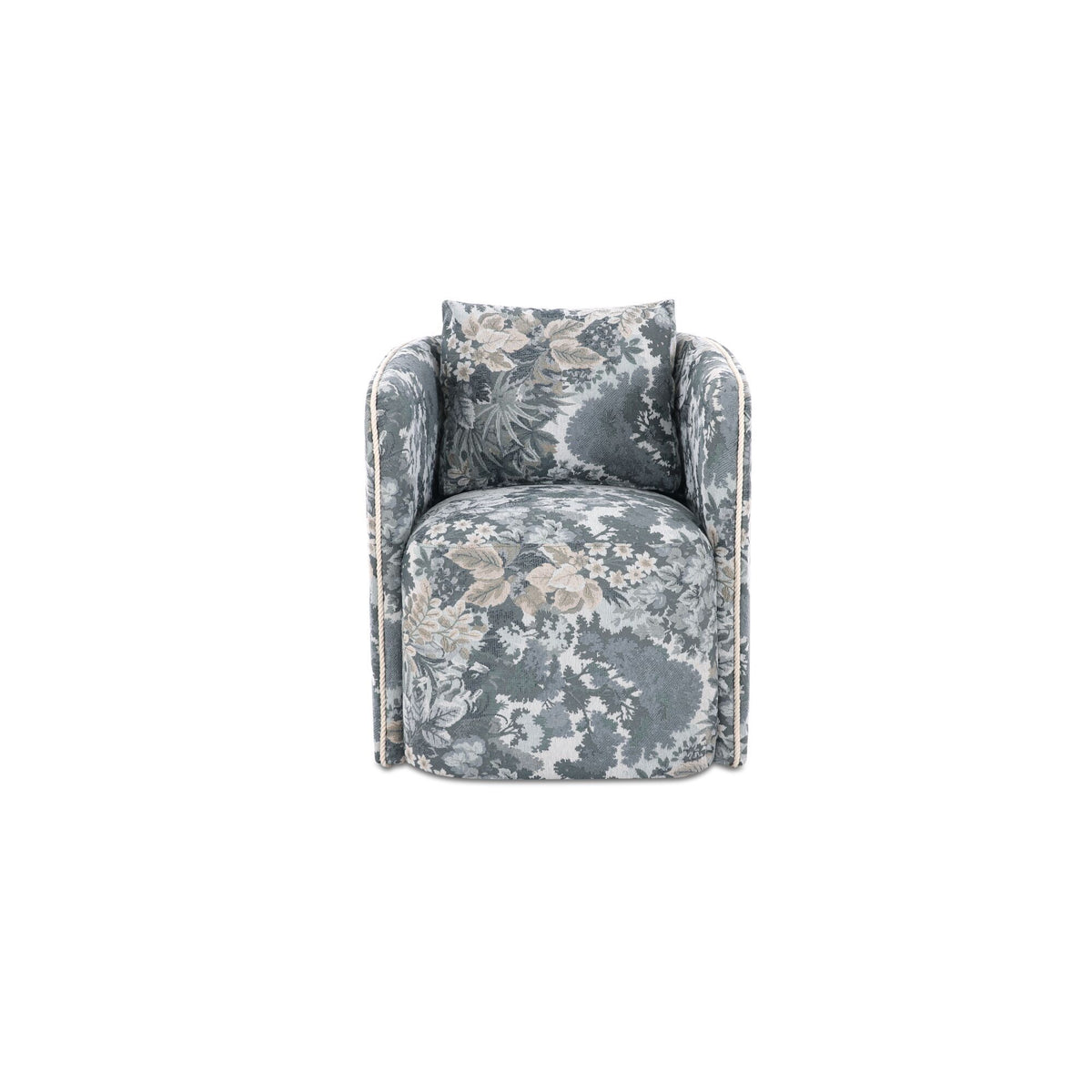 Cecil - Dining Chair Tapestry - Blue / Gray