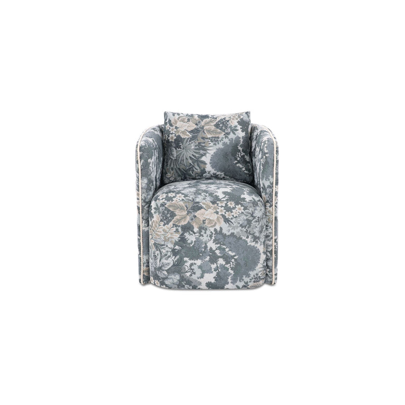 Cecil - Dining Chair Tapestry - Blue / Gray