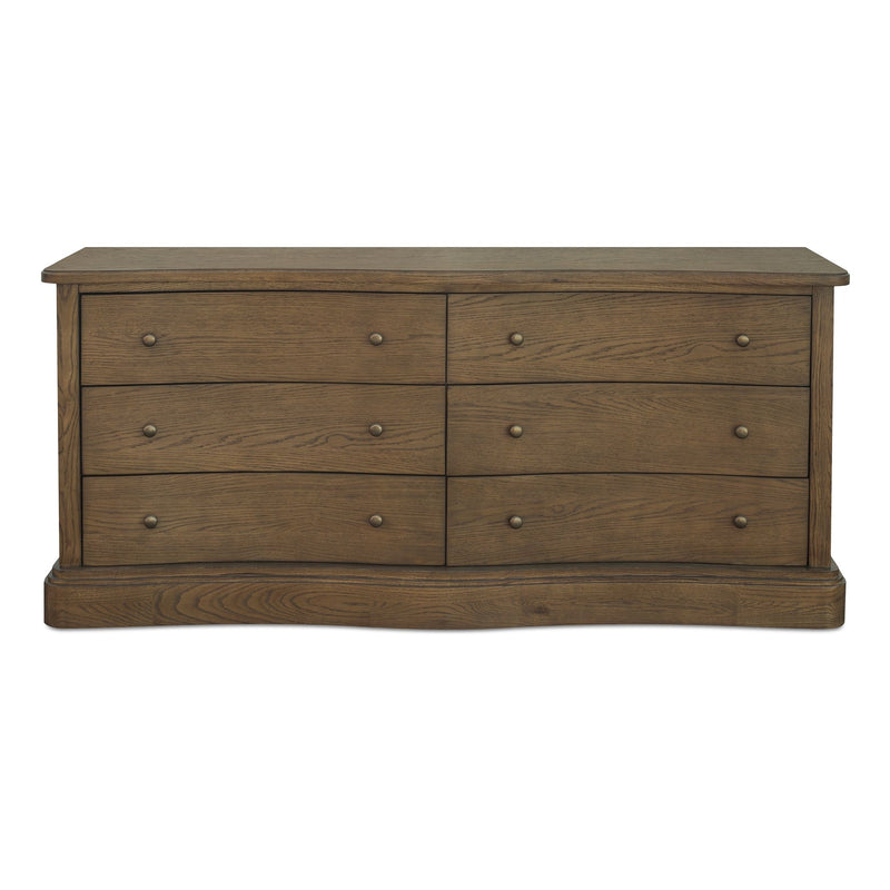 Clarence - 6 Drawer Dresser - Warm Brown