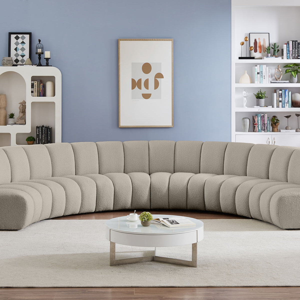 Infinity - 6 Piece Boucle Modular Sectional
