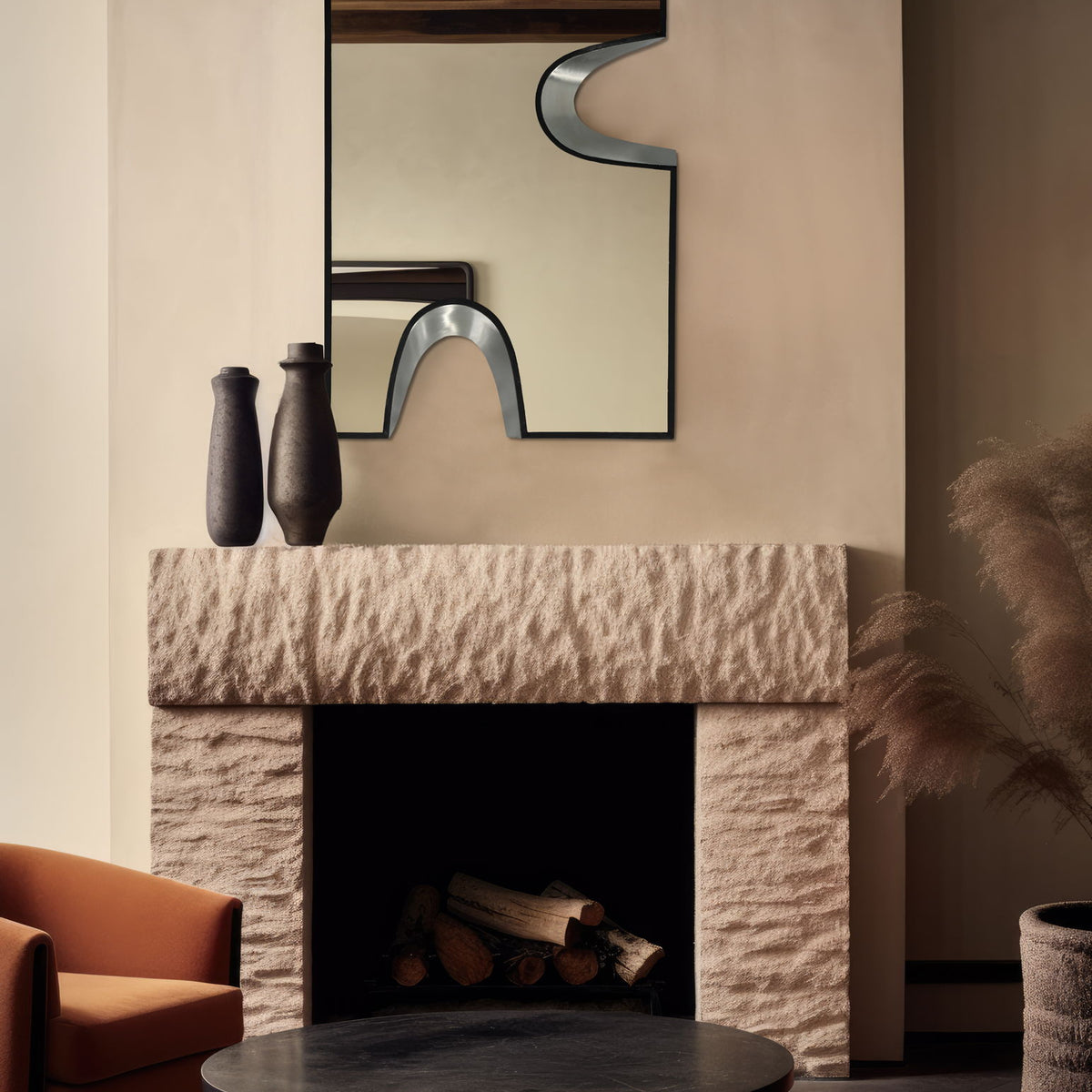 Soleil - Mirror With Silver Accent