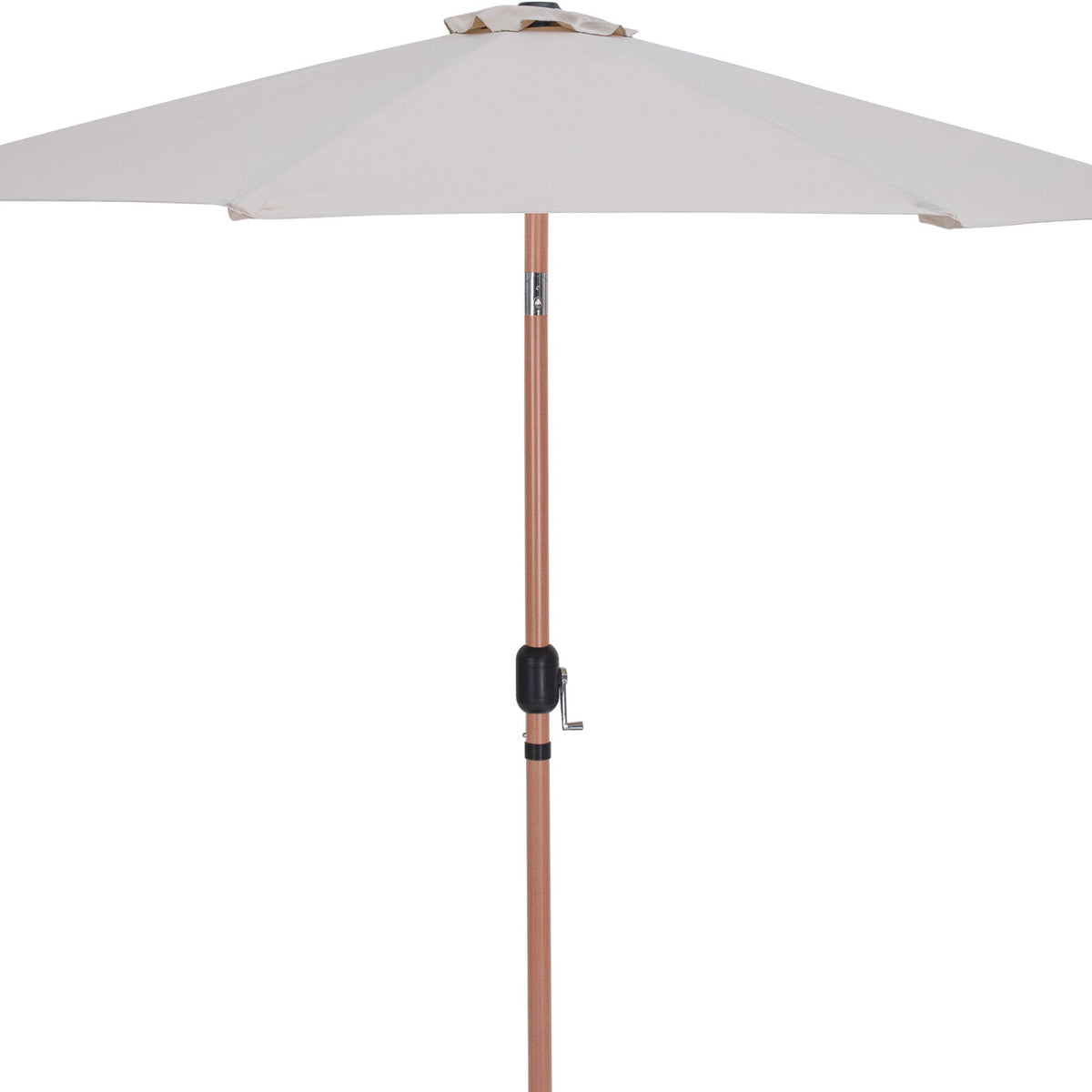 Fiji - Aluminum Patio Umbrella With Square Teak Base