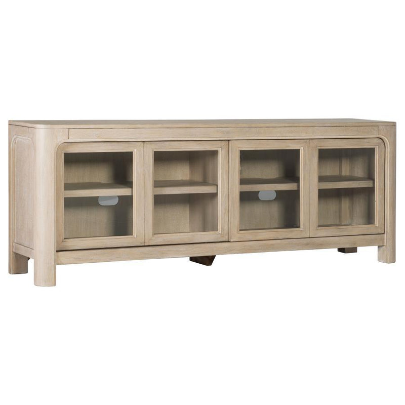 Solano - 71" 2-door TV Stand Media Console - Weathered Mango