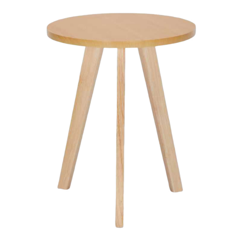 Solid Wood Frame with MDF Top, Modern Accent Table