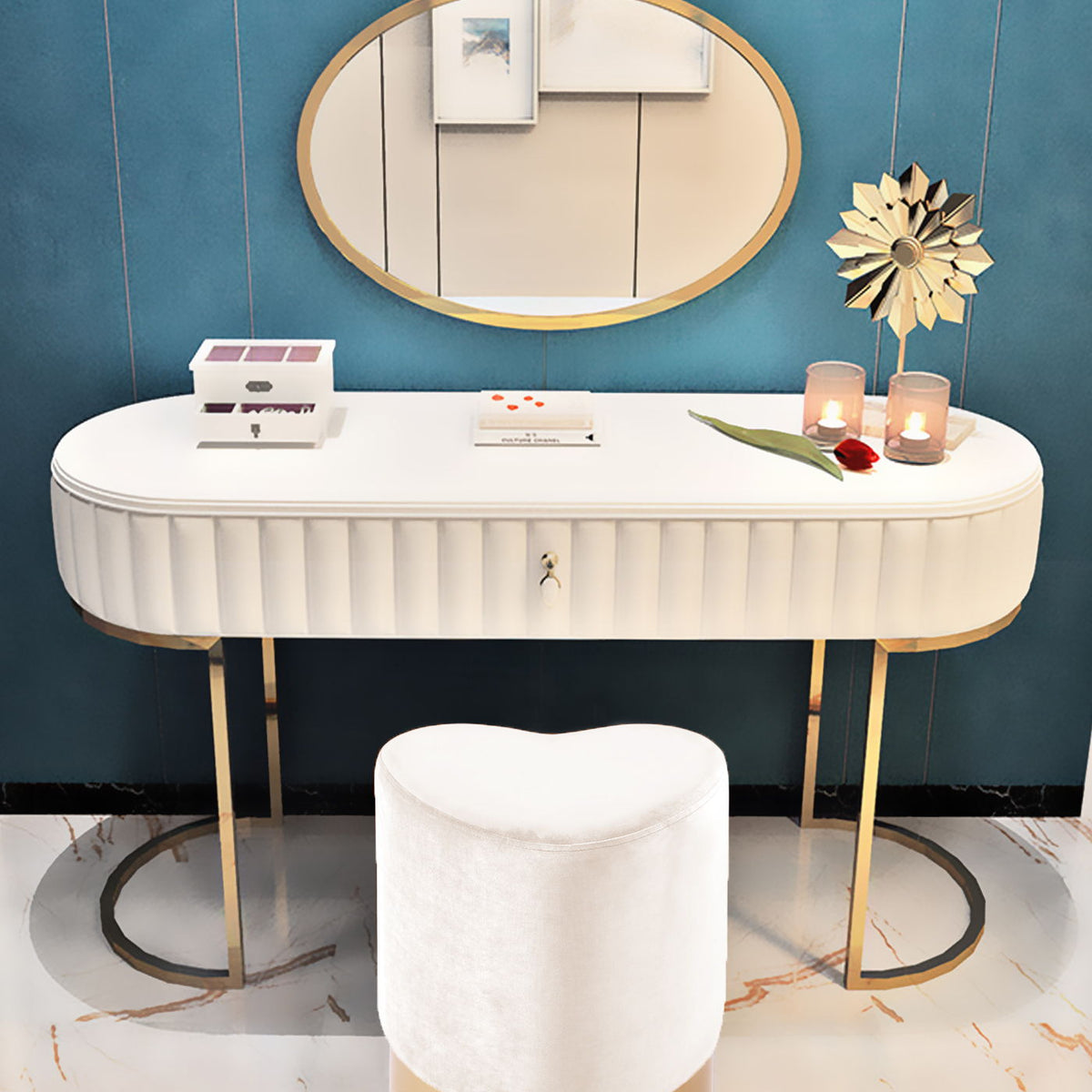 Heart - Stool Ottoman