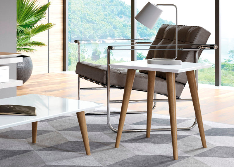Manhattan Utopia - Rectangle Table - White