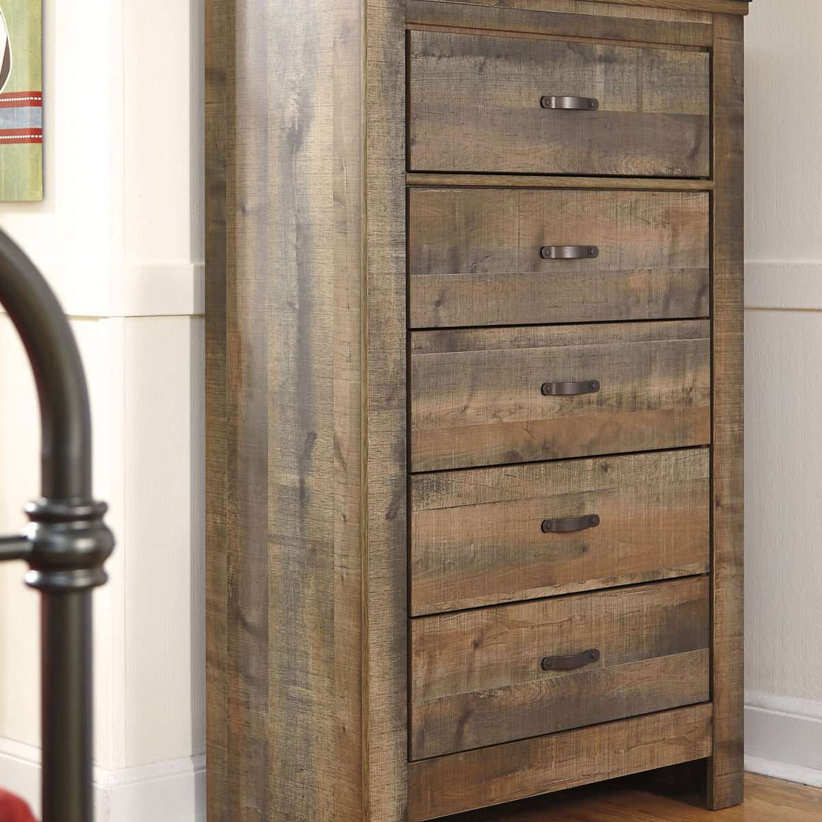 Trinell - Five Drawer Chest - Brown