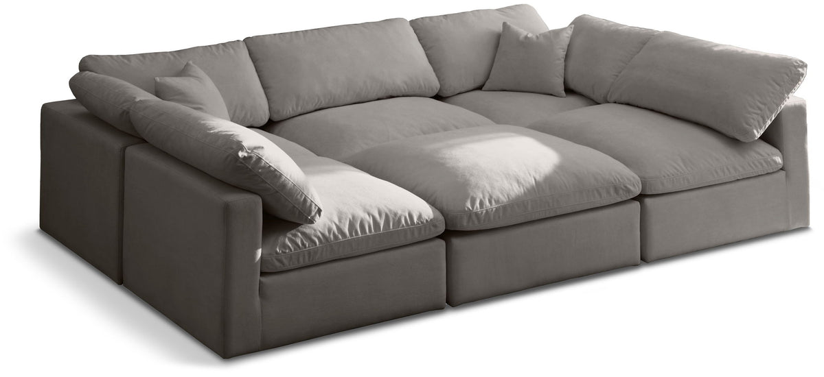 Plush - 6 Piece Modular Sectional