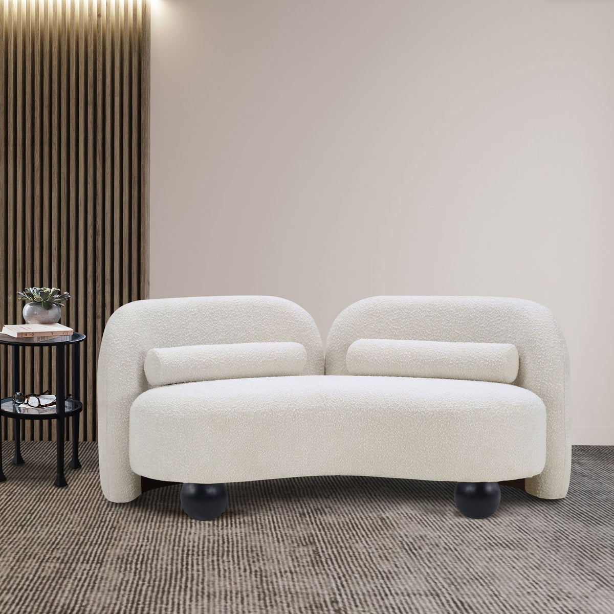 Daphne - Boucle Loveseat