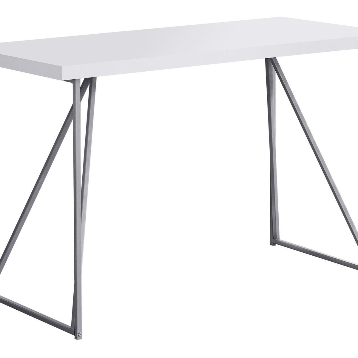Computer Desk For Home Office Laptop, Contemporary & Modern - White