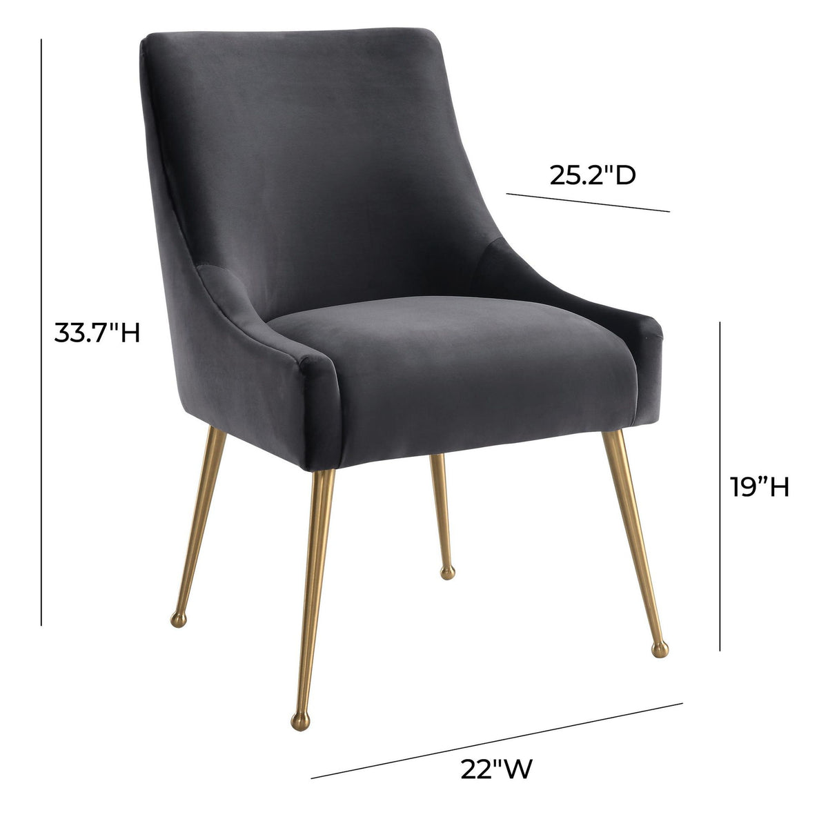 Beatrix - Velvet Side Chair