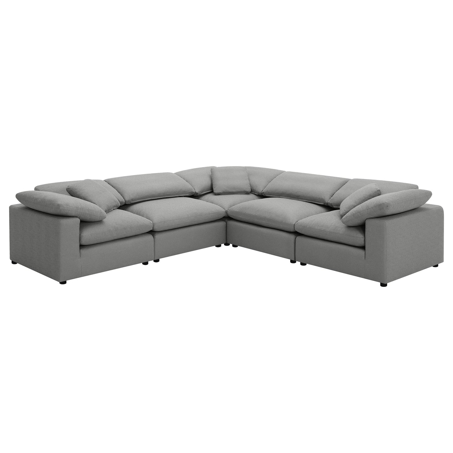 Coaster Furniture Raleigh Boucle Upholstered Modular Sectional