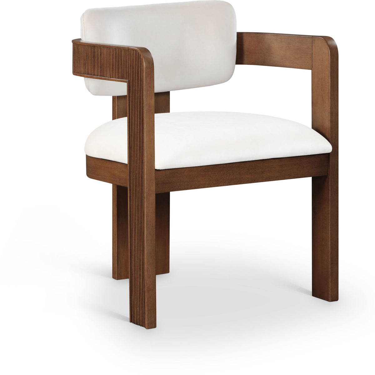 Sacha - Velvet Dining Chair With Brown Base (Set of 2)