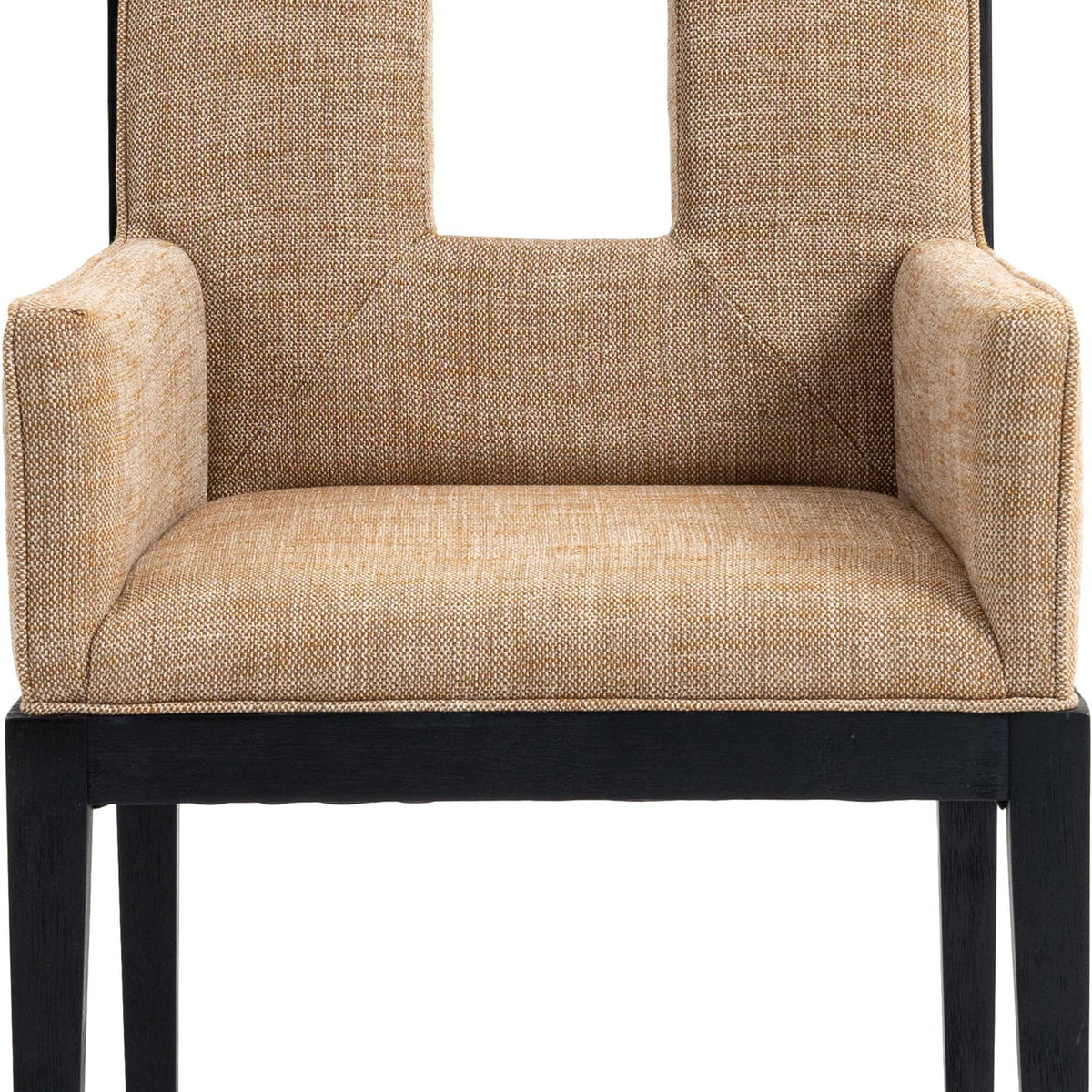 Gwendolyn - Dining Arm Chair With Black Frame