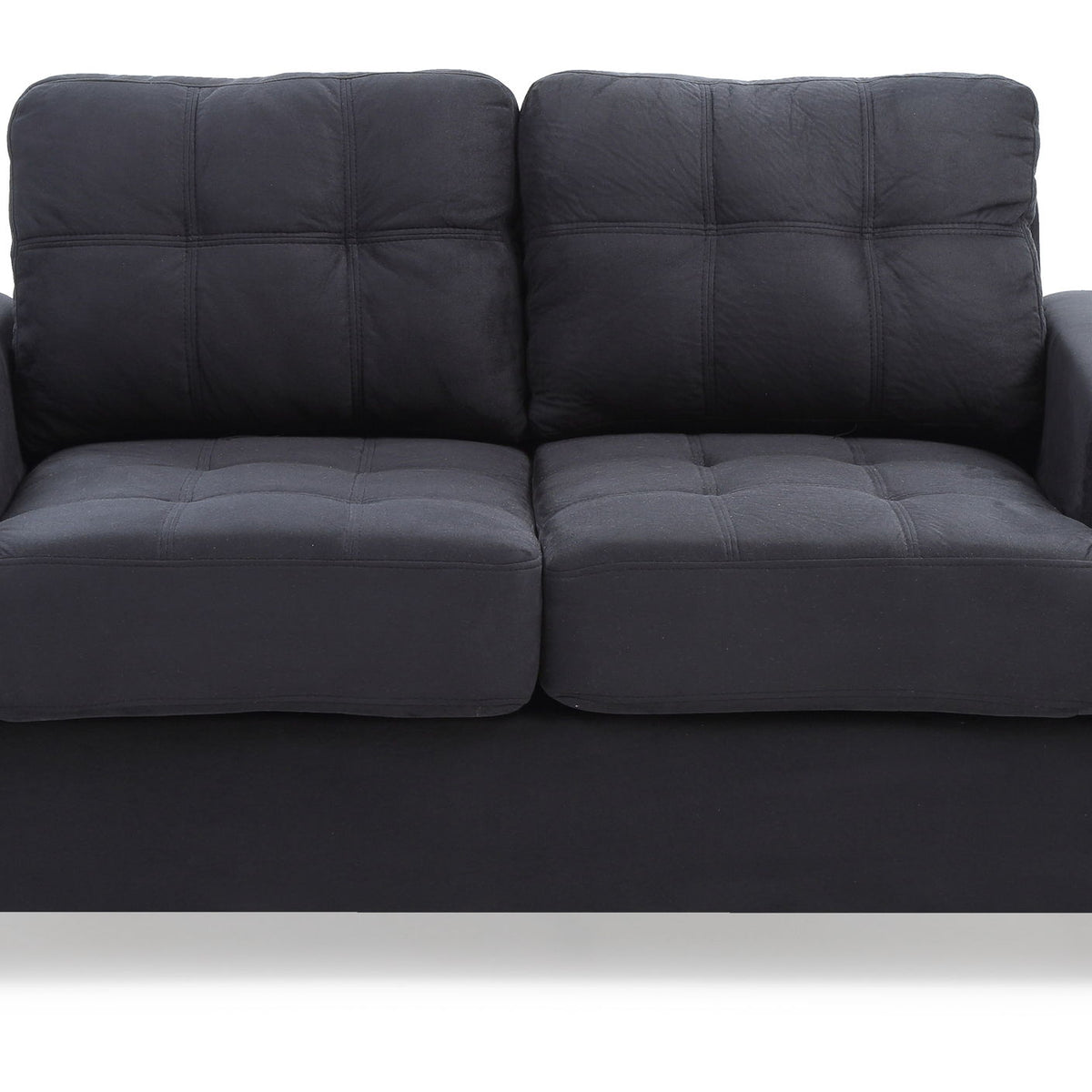 Stylish Transitional Loveseat For Two